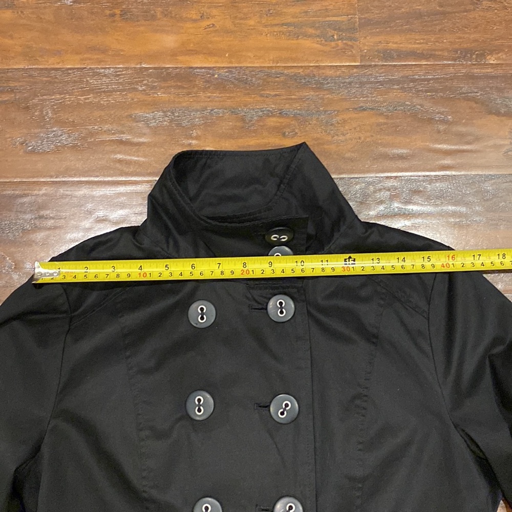 Ambition Black Double Breasted Light Weight Jacket Blazer Size Medium - Picture 11 of 13